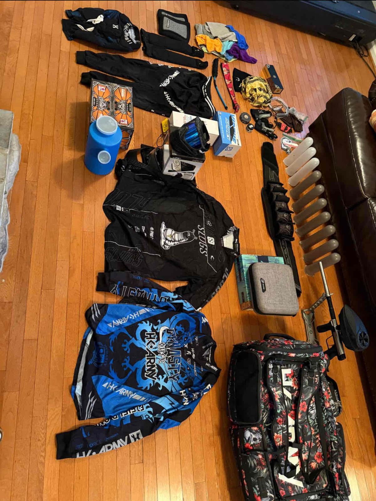 Professional paintball gear