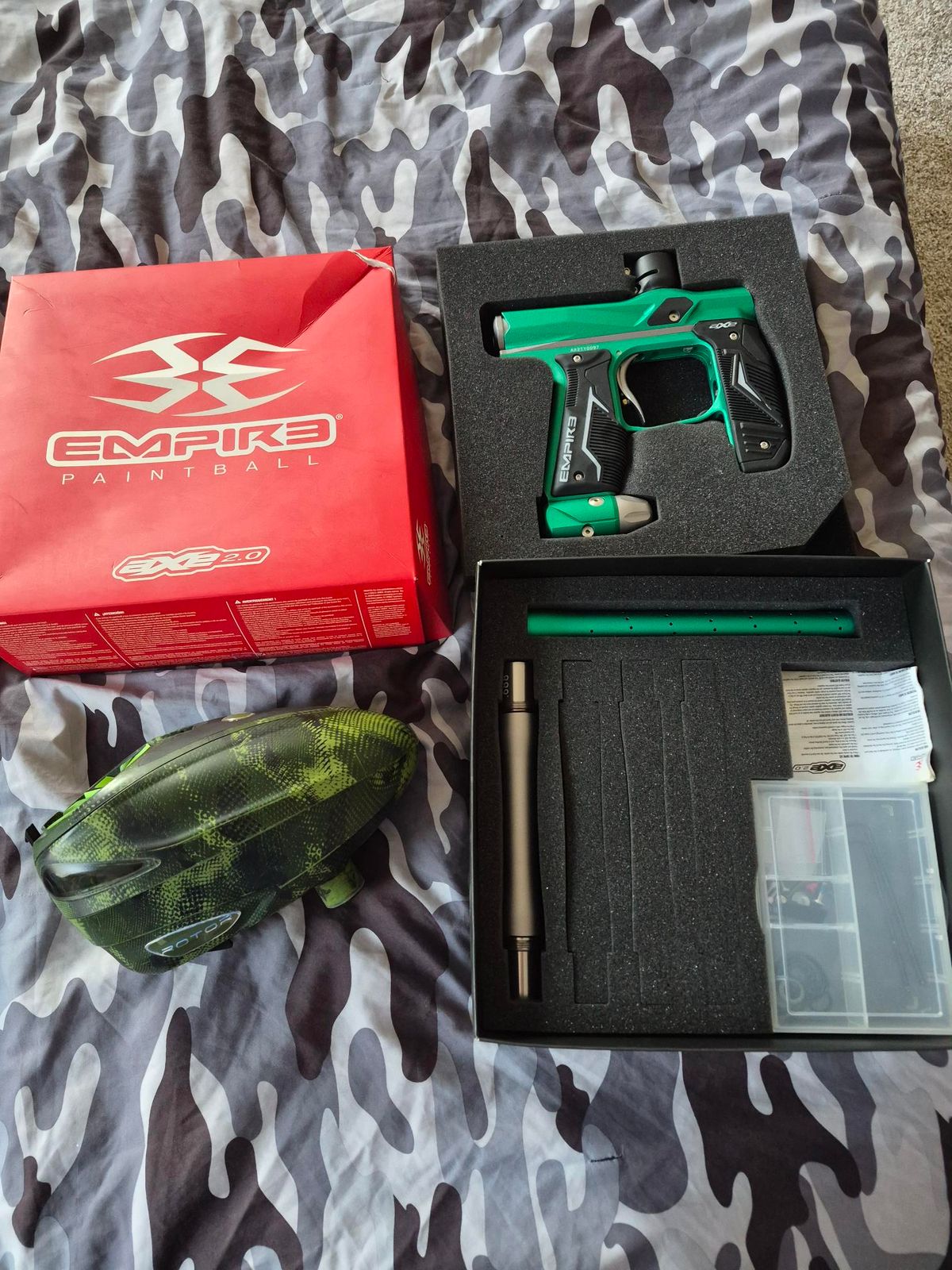 New Axe 2.0 W/ Dye Rotor Hopper