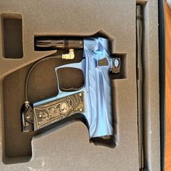 Bob Long Marq Closer, custom blue anodized finish