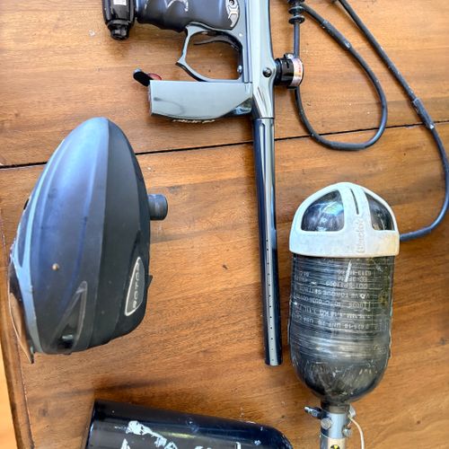Empire Invert Mini Paintball Gun Package – Hopper + Tank Included