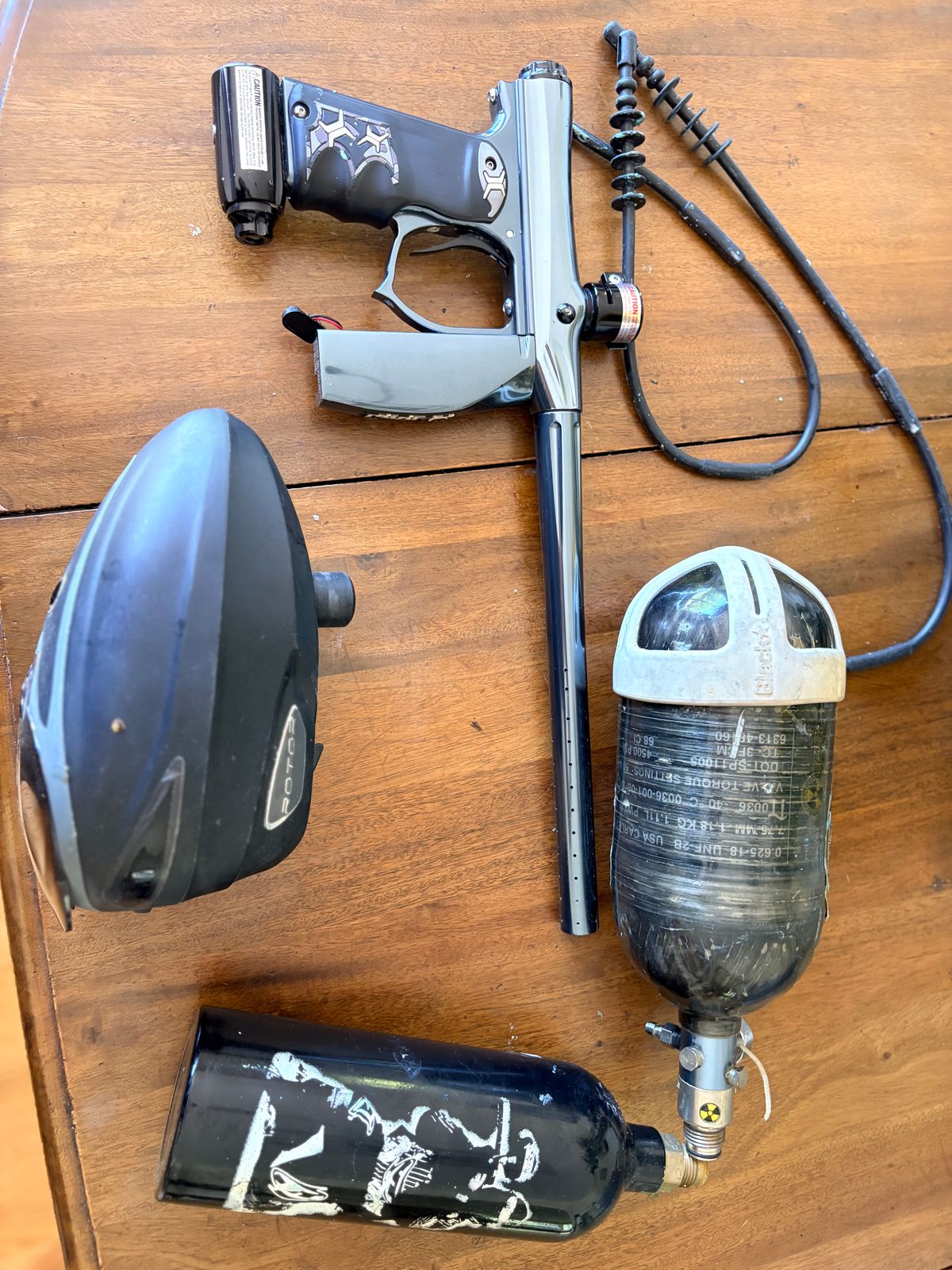 Empire Invert Mini Paintball Gun Package – Hopper + Tank Included