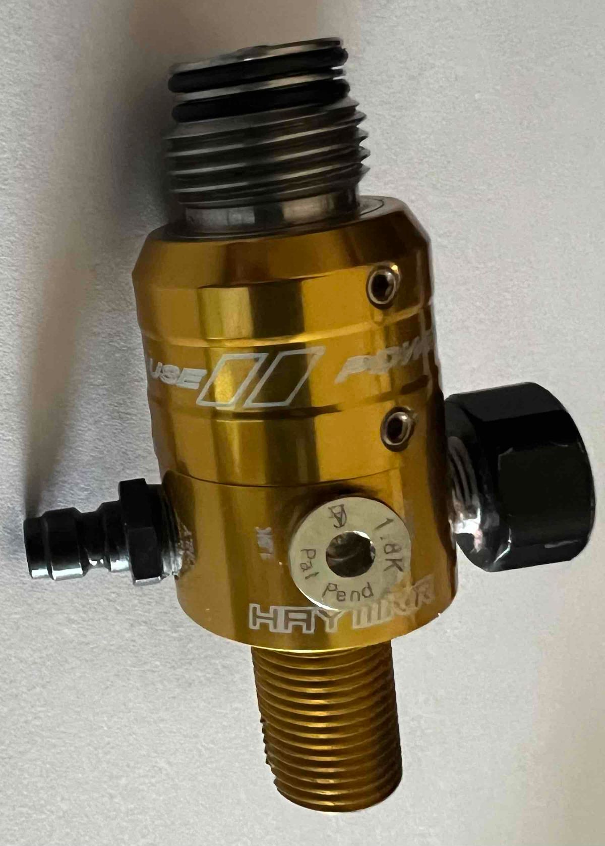 Powerhouse HAYMKR Regulator Gold 4500 psi Paintball