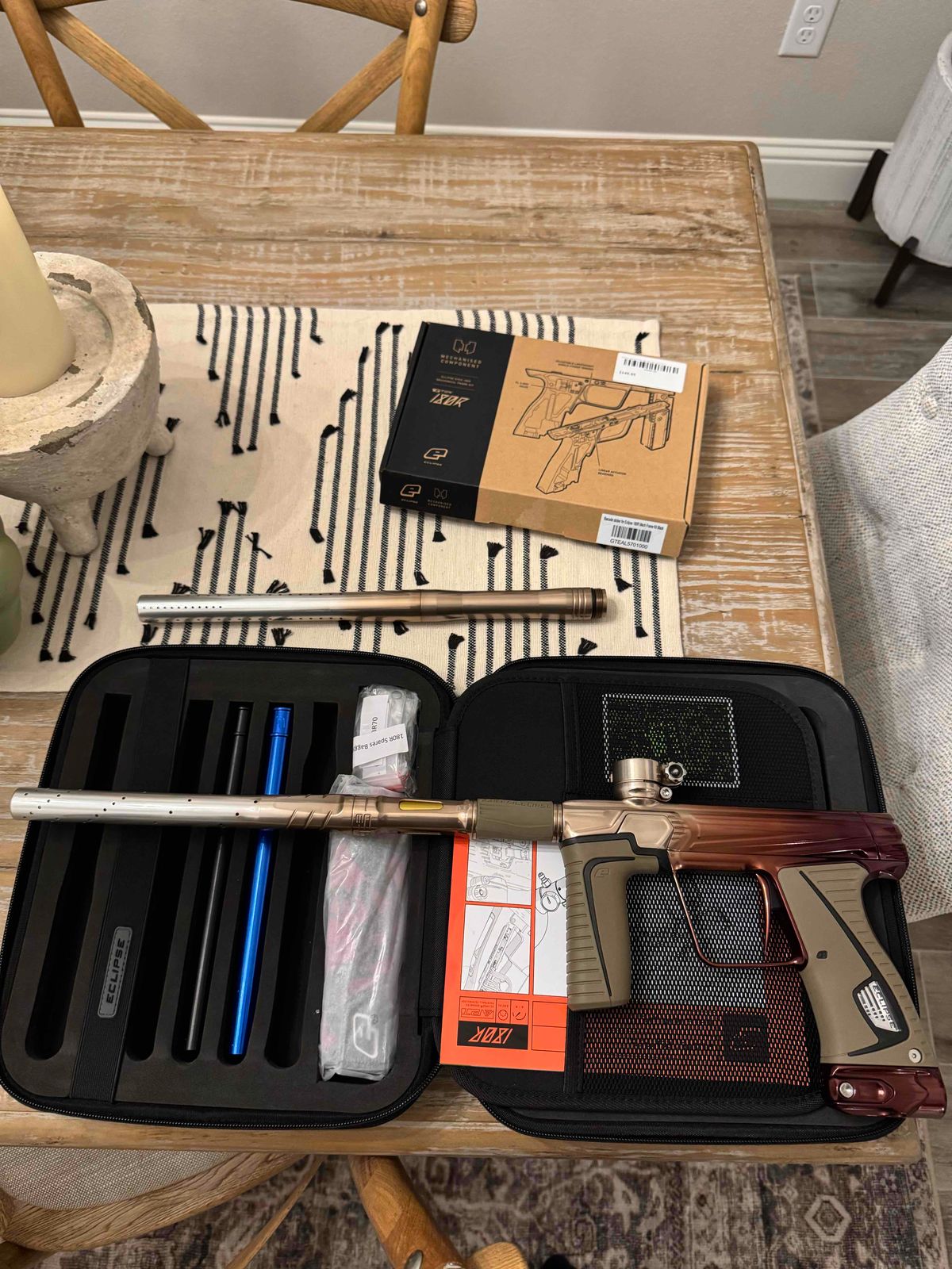 180R - Polished Brown to Clear w/ Mech