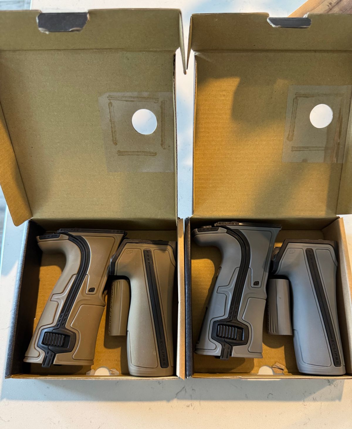TWSTR Cool Grey & Tan R5/CS3 Pro Grip Kits