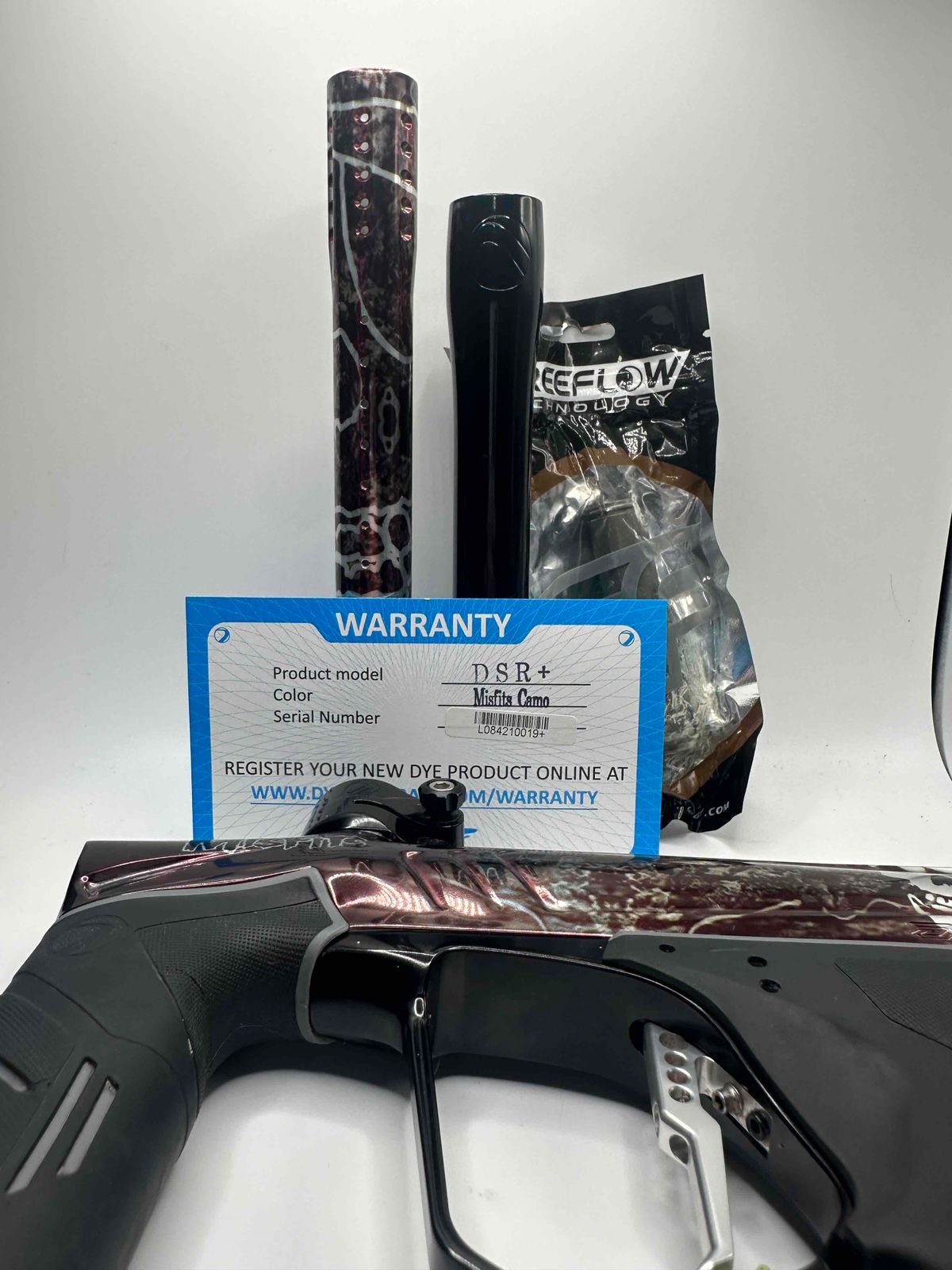 Dye DSR+ W/Free Flow Bolt+IM Kit W/Mech Kit 