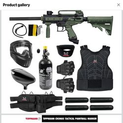 Maddog Tippmann Cronus Tactical Protective Paintball Gun Marker Starter Package