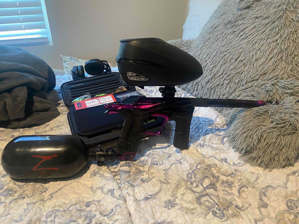 Planet Eclipse lv2 (Dark matter print), dye rotor r2, ninja sl2 with pro v3 reg