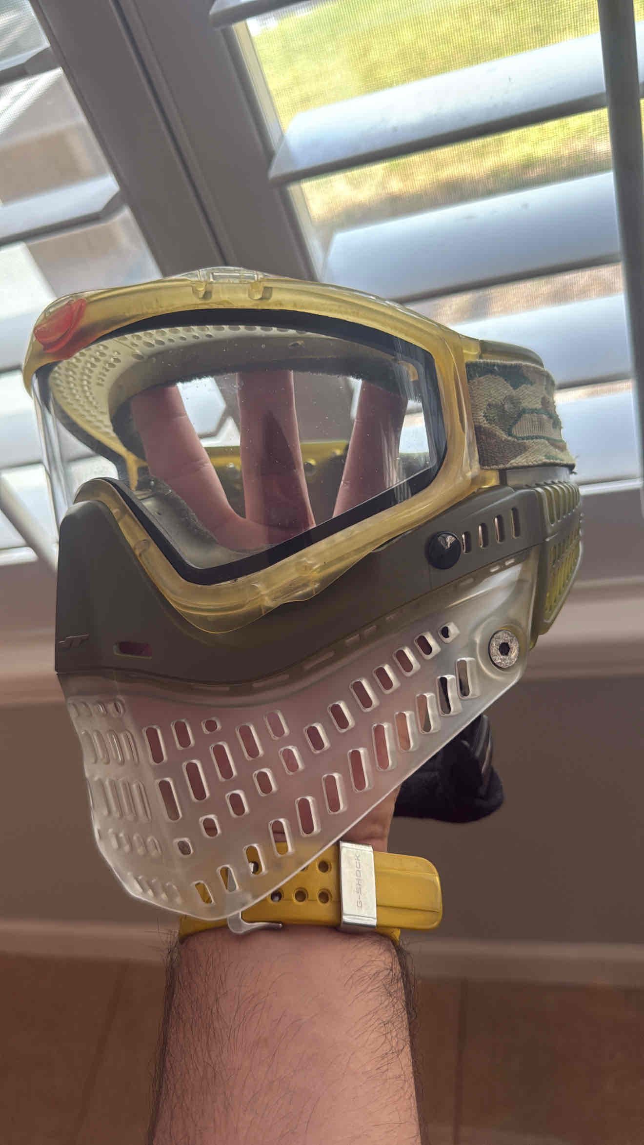 Olive Clear Bottom Flex | Paintball Vault