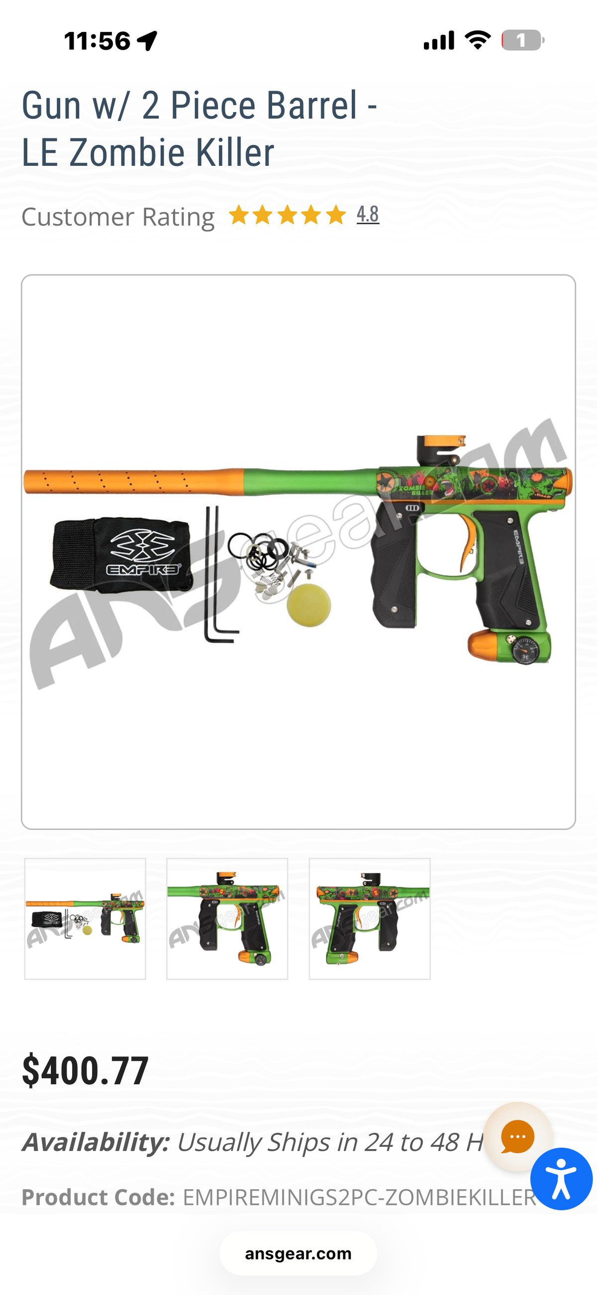 Brand new mini GS zombie edition