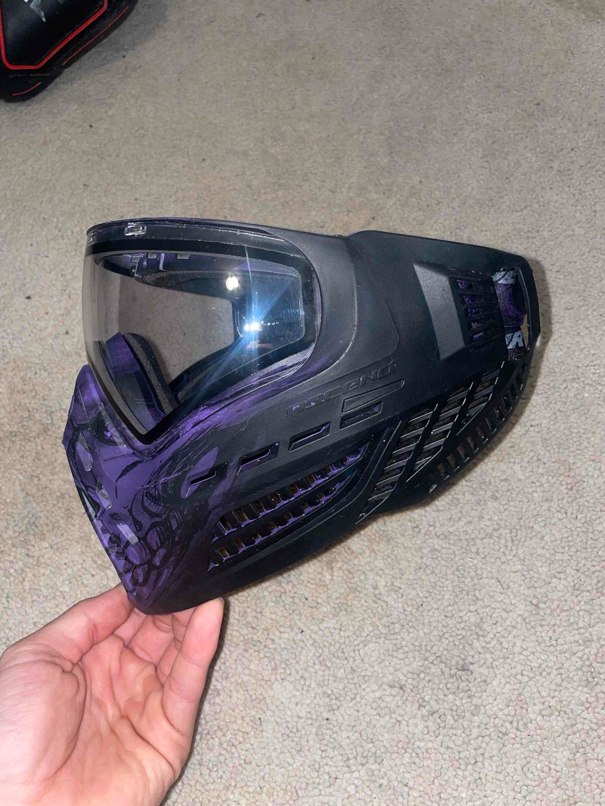 Virtue Vio Ascend Goggle - Purple Skull