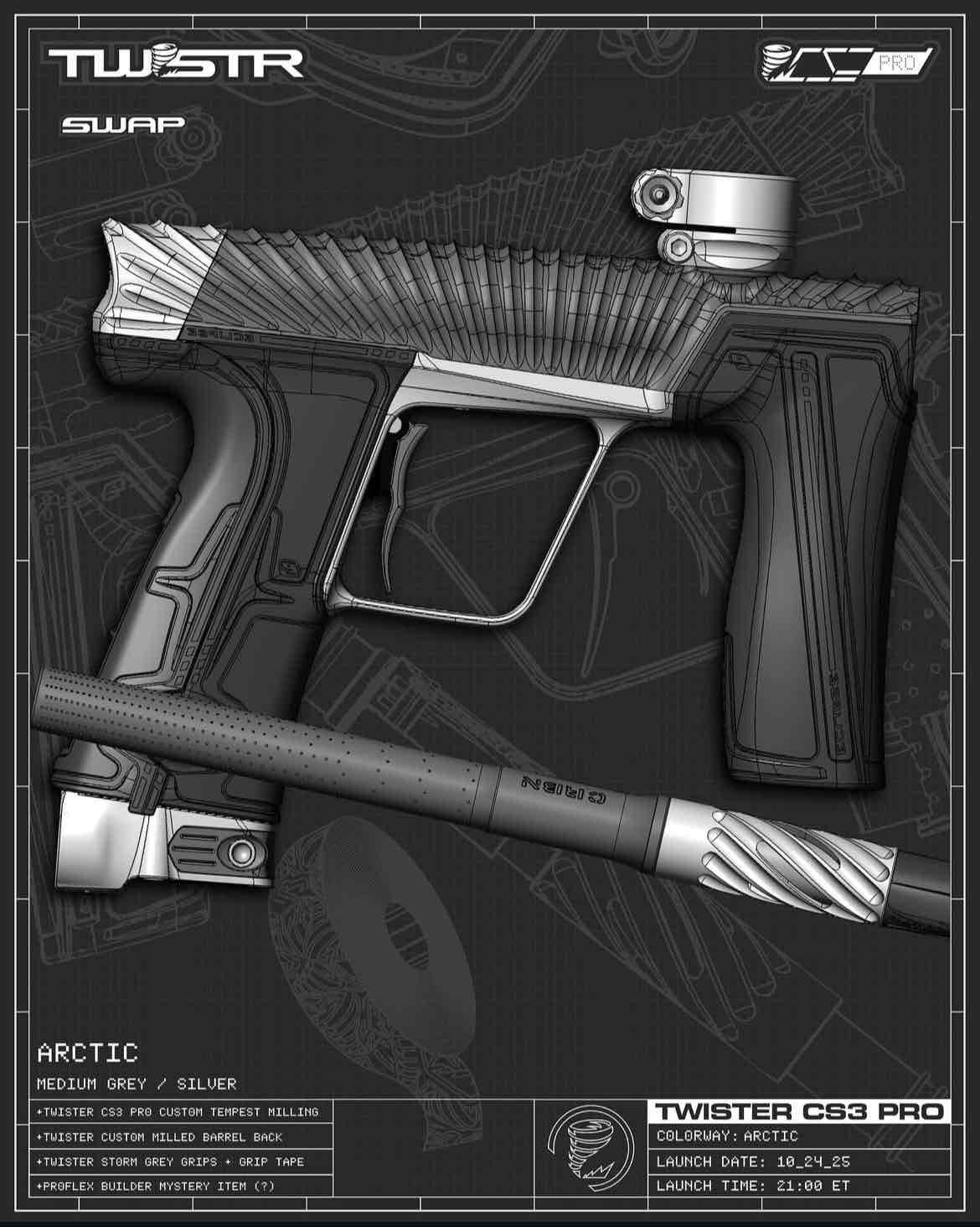Twister CS3 Pro - Arctic