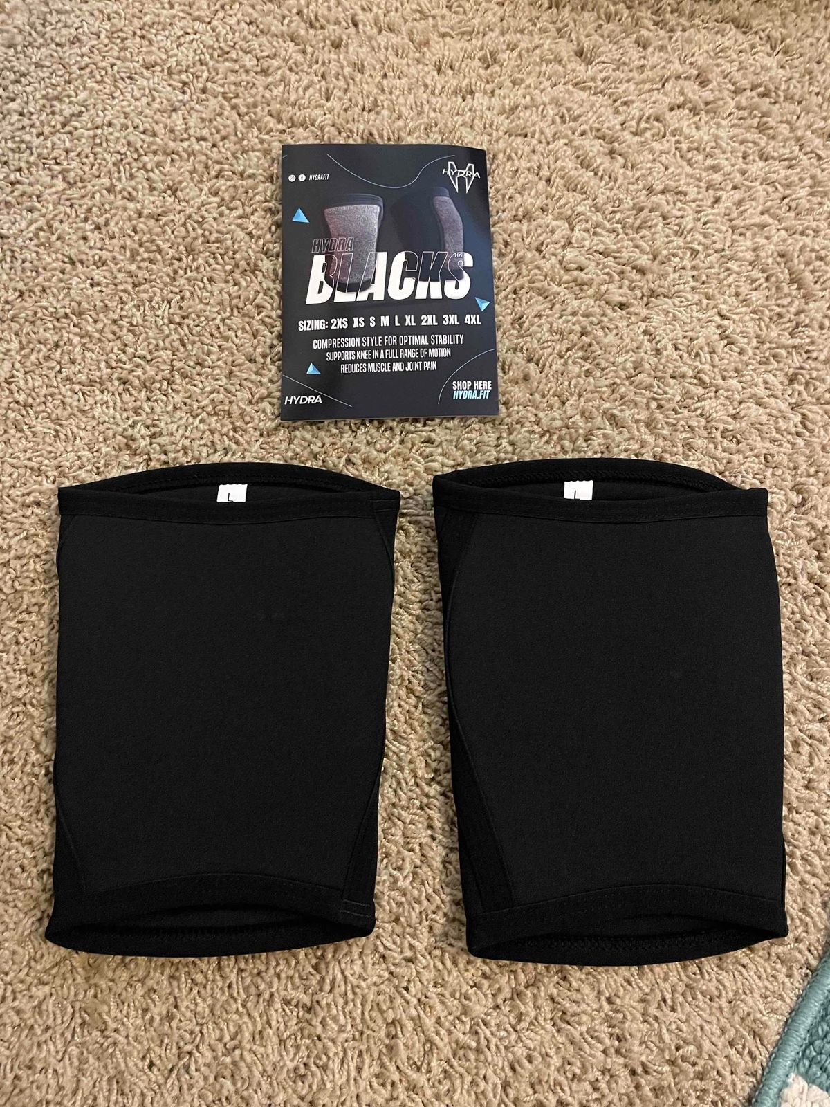 Hydra Blacks Knee Pads