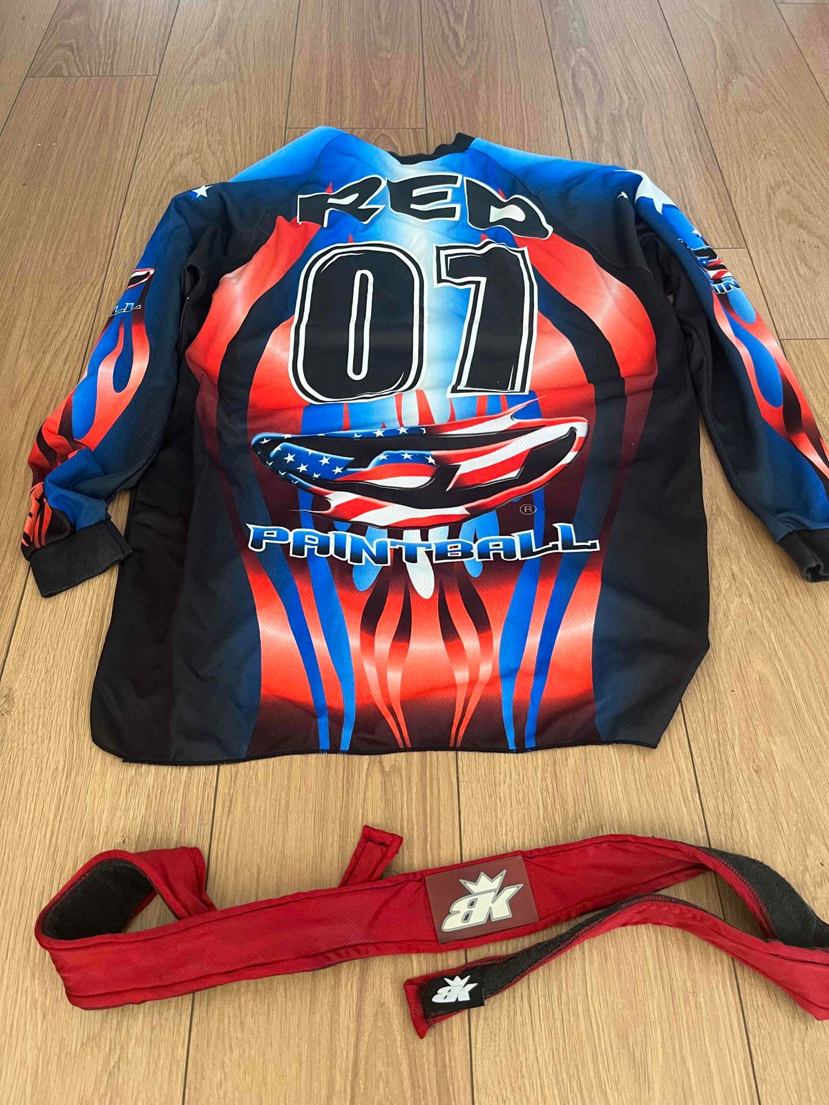 Greg “Red”Hastings Ground Zero game used jersey.