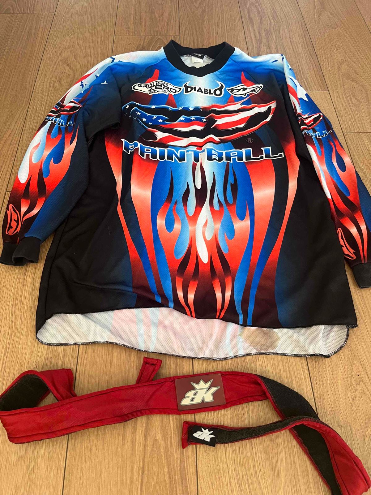 Greg “Red”Hastings Ground Zero game used jersey.