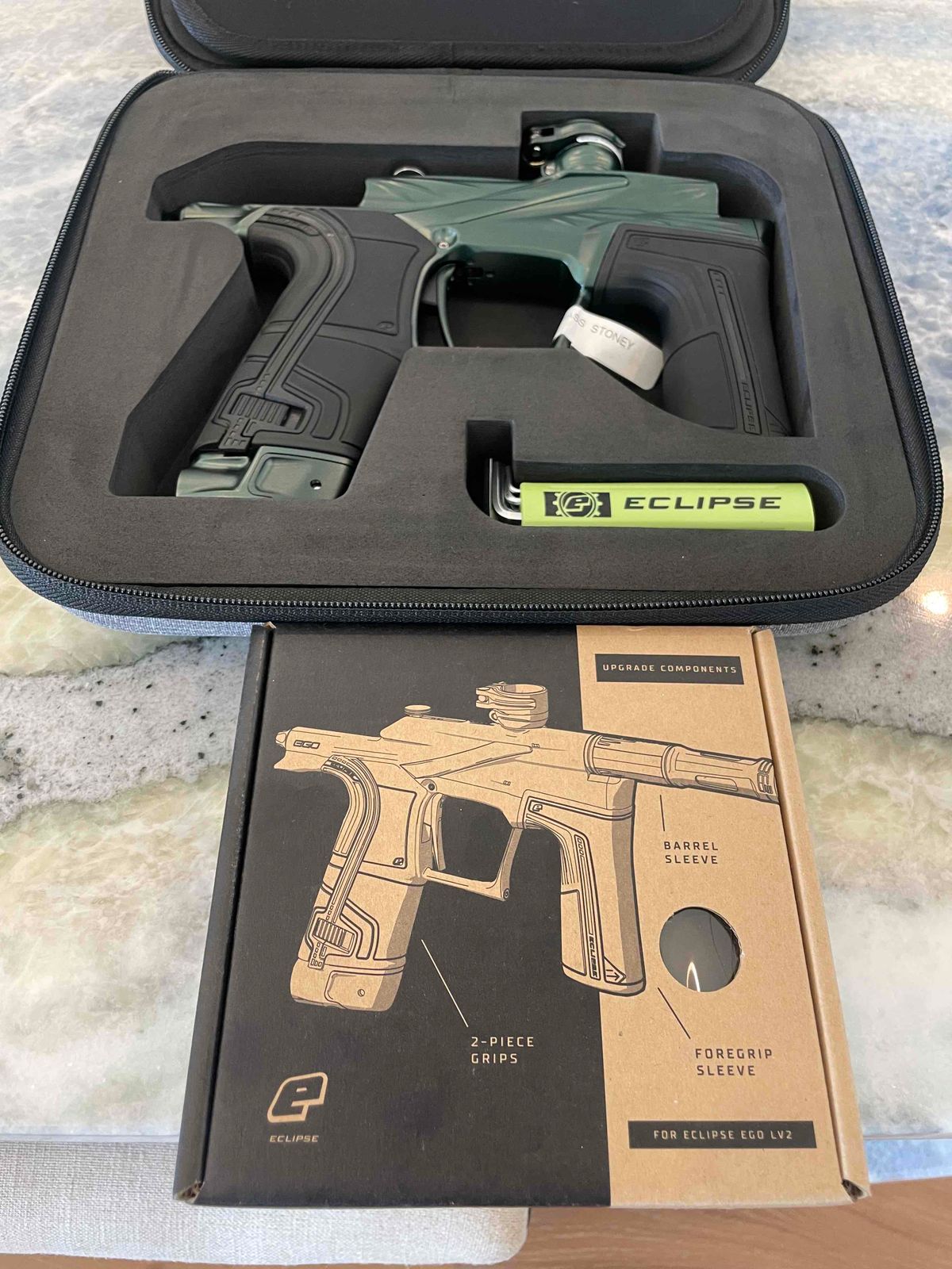 Project G2 in Jade with Tan Grips 