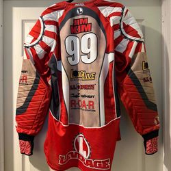 Leverage Red Rising Sun Jersey - #99 Jim Kim