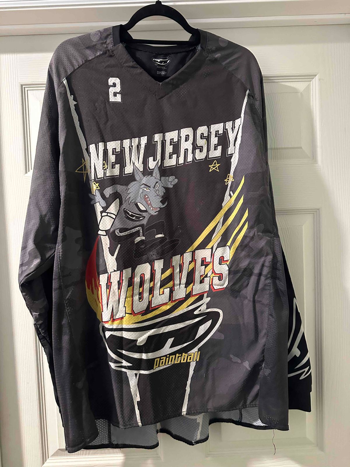 New Jersey Wolves Rocket Wolf Jersey - #2 Randy McHugh