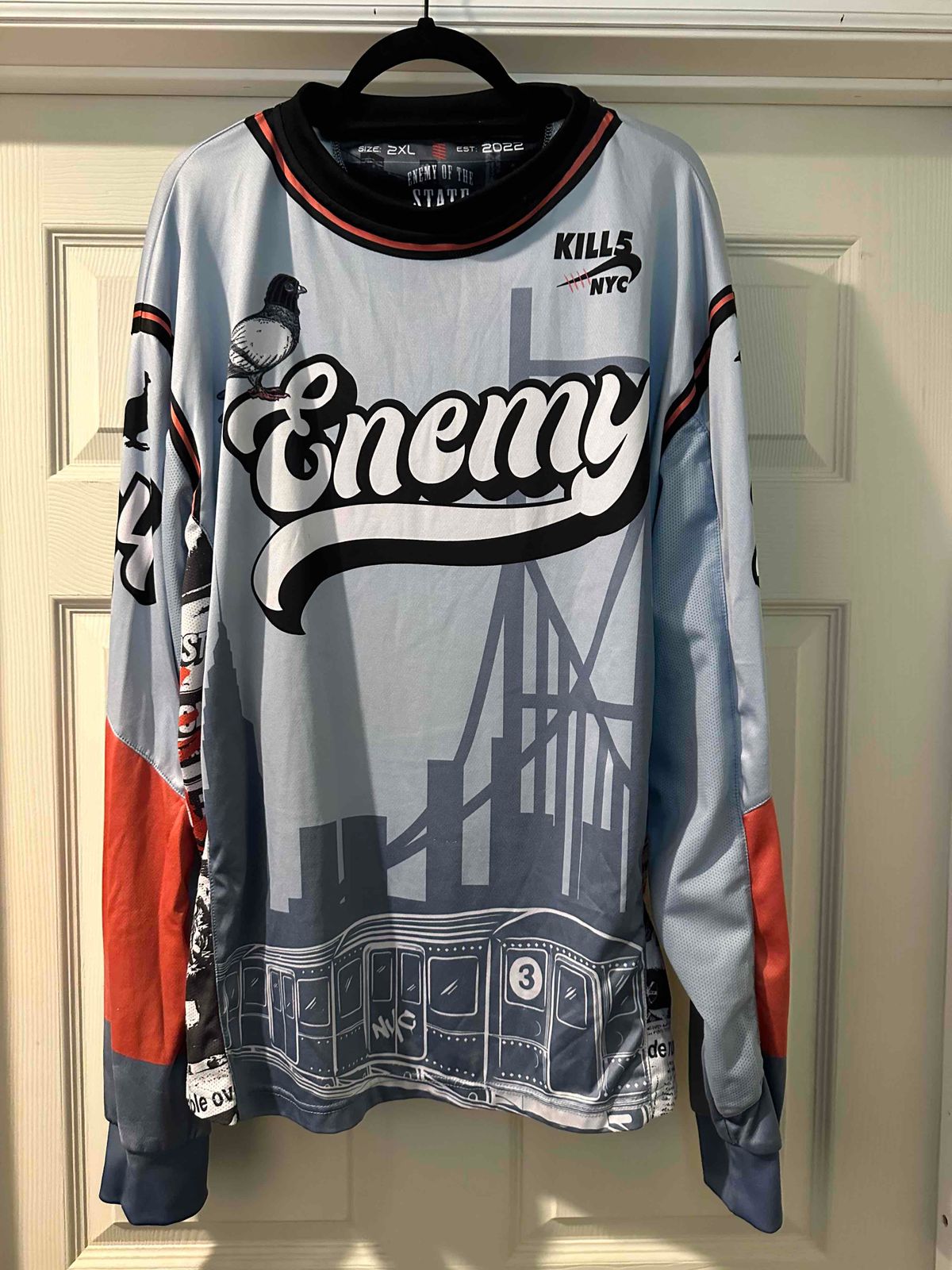 Enemy of the State Factory Team Pigeon Jersey - #24 Johnny Rockets 