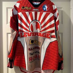 Leverage Red Rising Sun Jersey - #99 Jim Kim