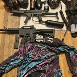 Paintball guns and equipment 