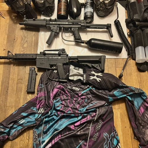 Paintball guns and equipment 
