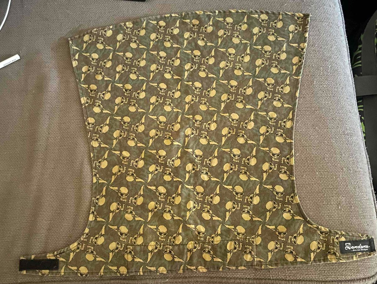 Sandana green/brown FS headwrap