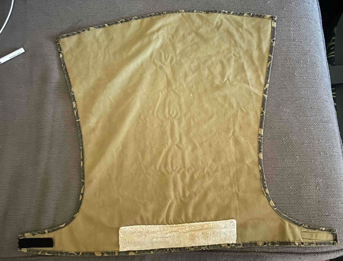 Sandana green/brown FS headwrap