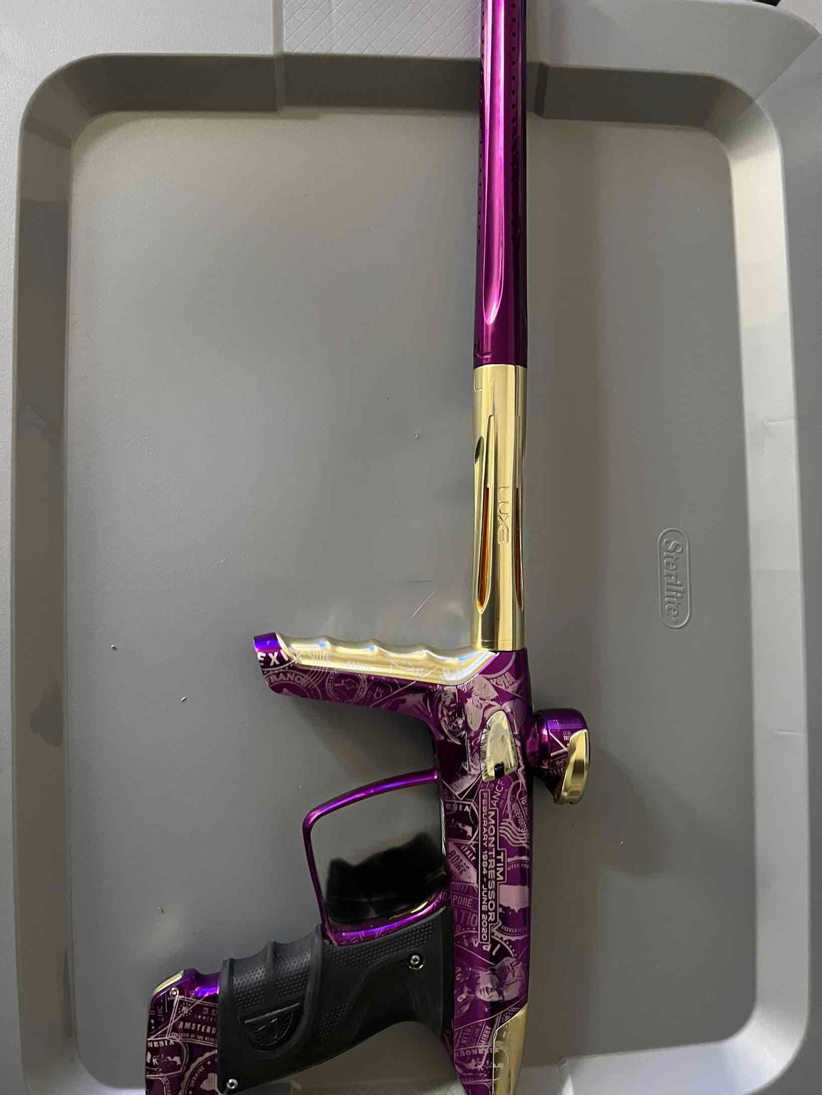 Tim montressor DLX TM40 misprint with mech frame | Paintball Vault