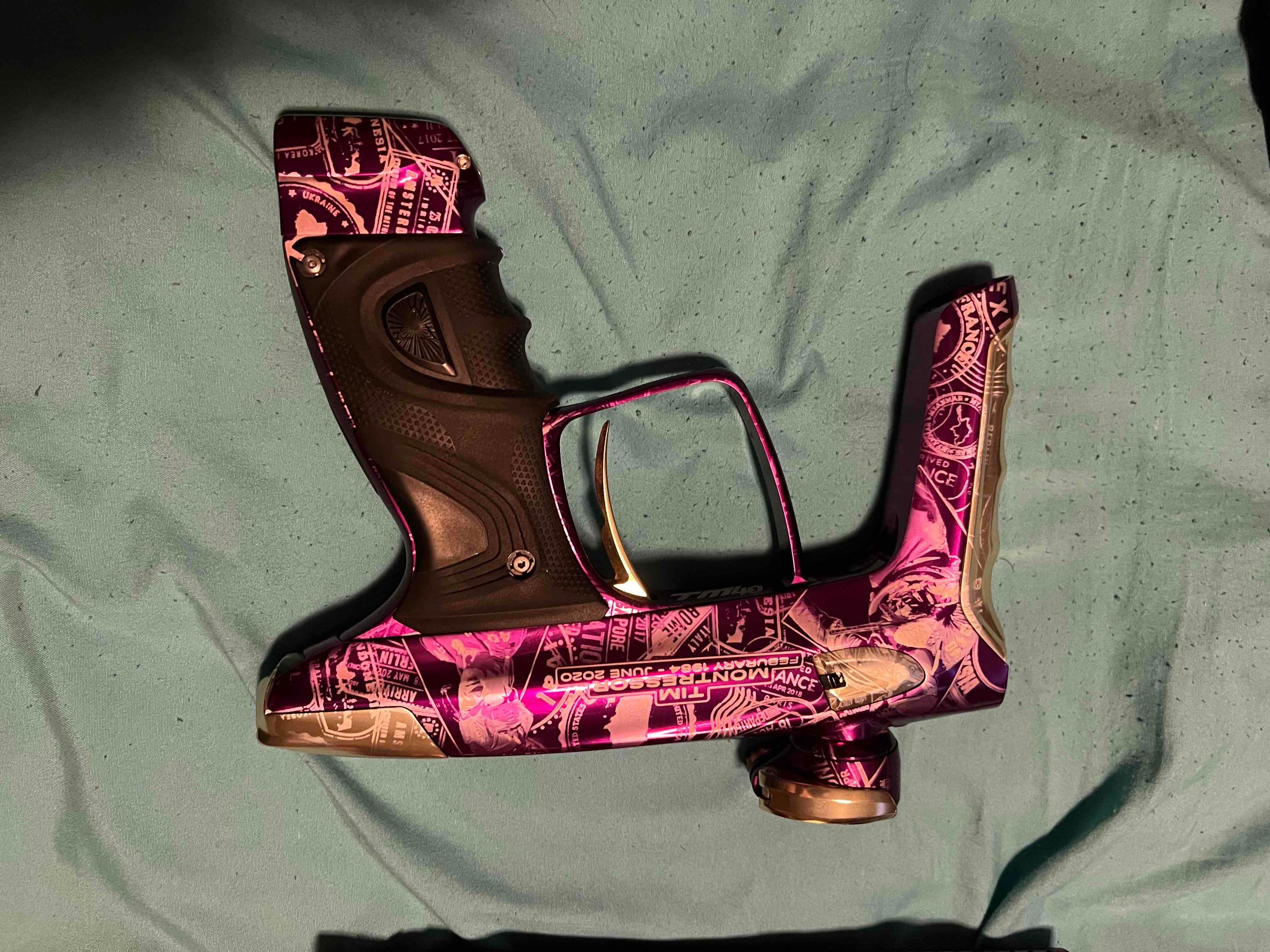 Tim montressor DLX TM40 misprint with mech frame | Paintball Vault
