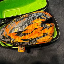 Dye Rotor Paintball Loader - Orange Tiger with case