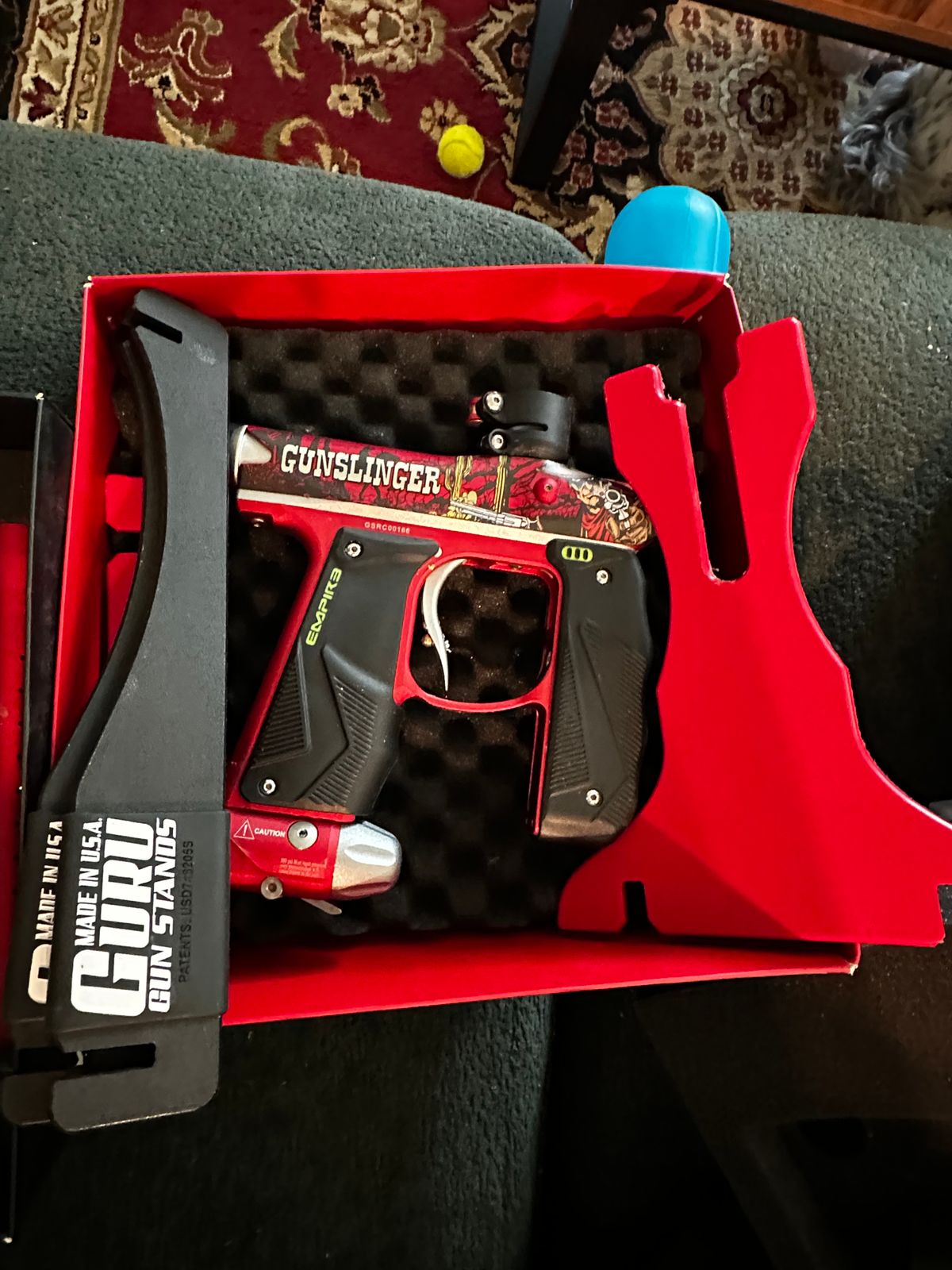 Empire Mini GS LE Gunslinger with gun stand and extra sock