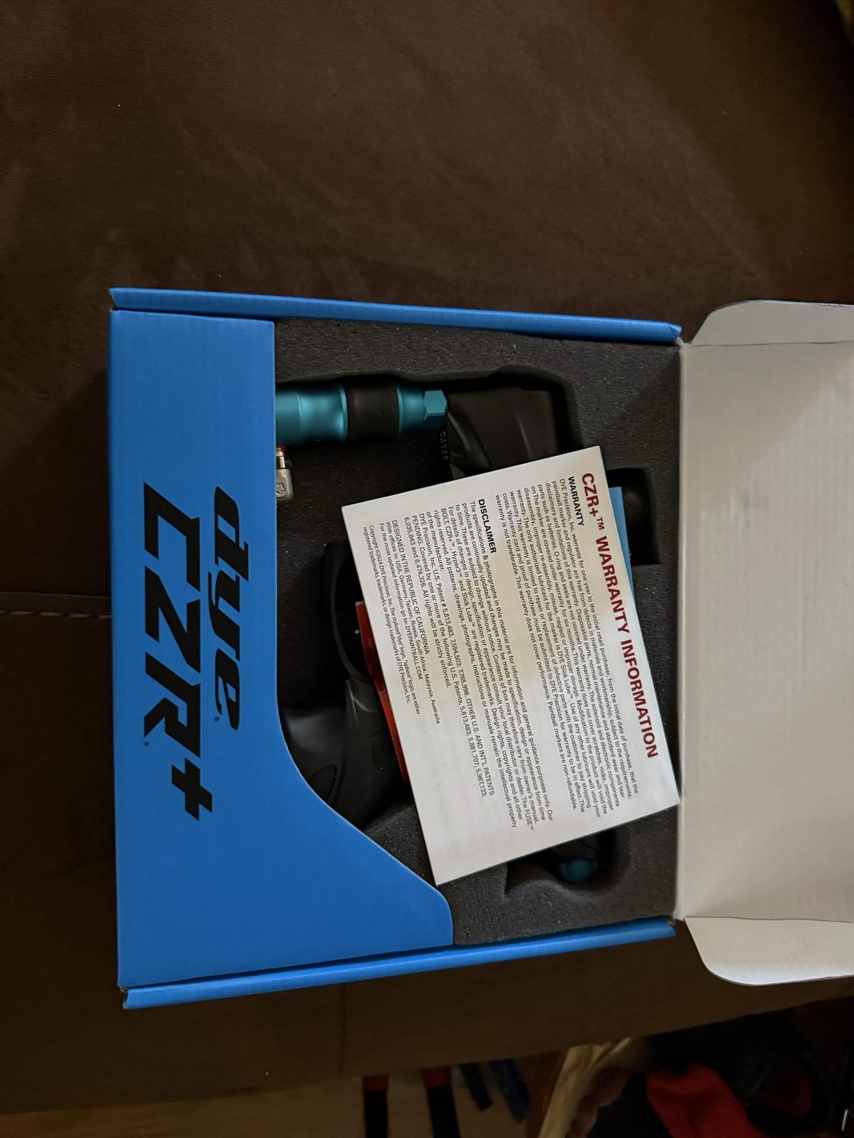 CZR+ - Black + Cyan, brand new 