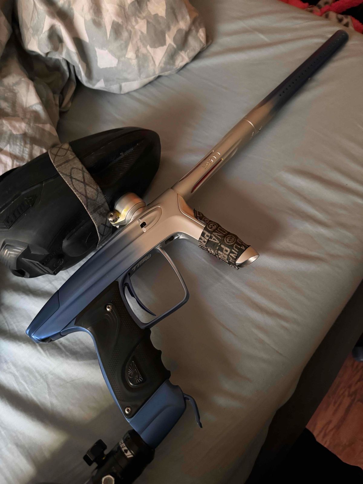 Blue/silver fade TM40