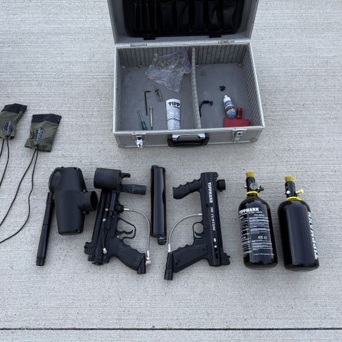 Markers, Masks, Gear Lot