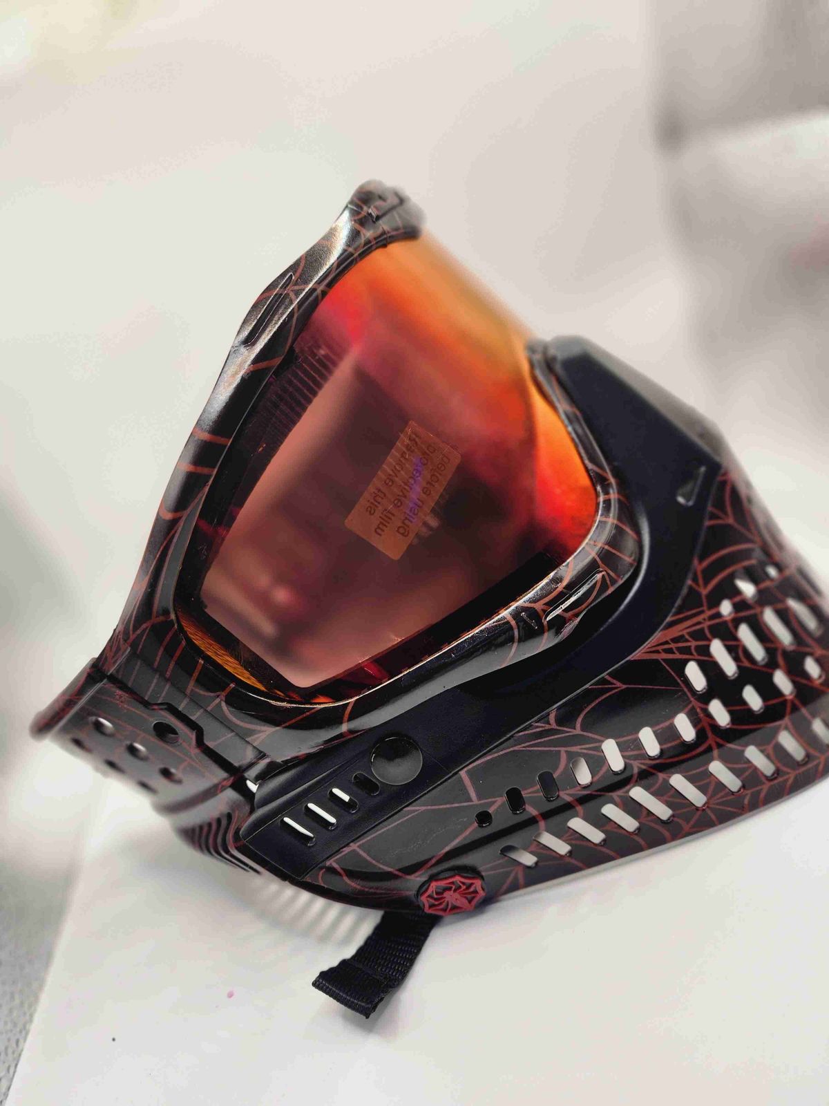 Custom Red Widow custom mask with G1 foam 