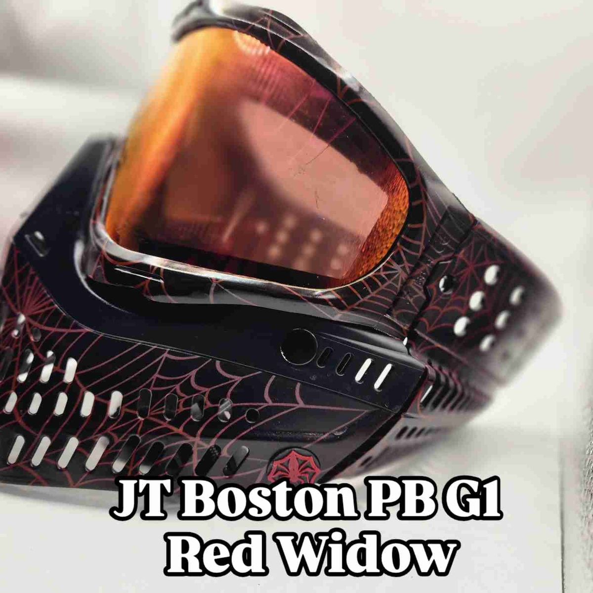 Custom Red Widow custom mask with G1 foam 