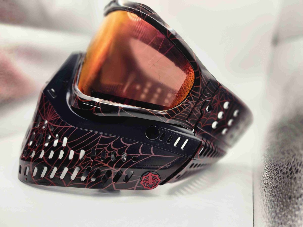 Custom Red Widow custom mask with G1 foam 