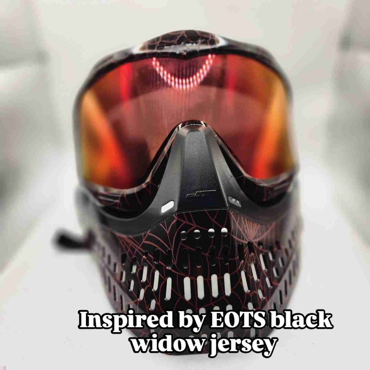 Custom Red Widow custom mask with G1 foam 