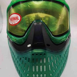 Custom clear dyed neon green with yellow lense
