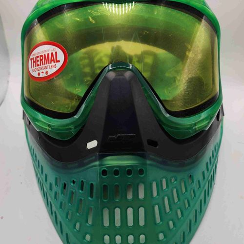 Custom clear dyed neon green with yellow lense