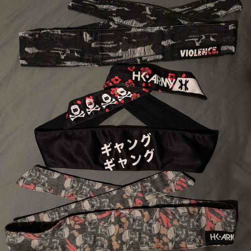 Headband 3 set Violence/Hk Army