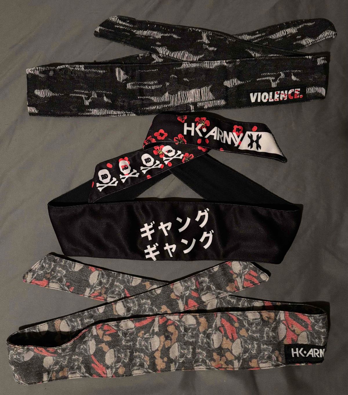 Headband 3 set Violence/Hk Army