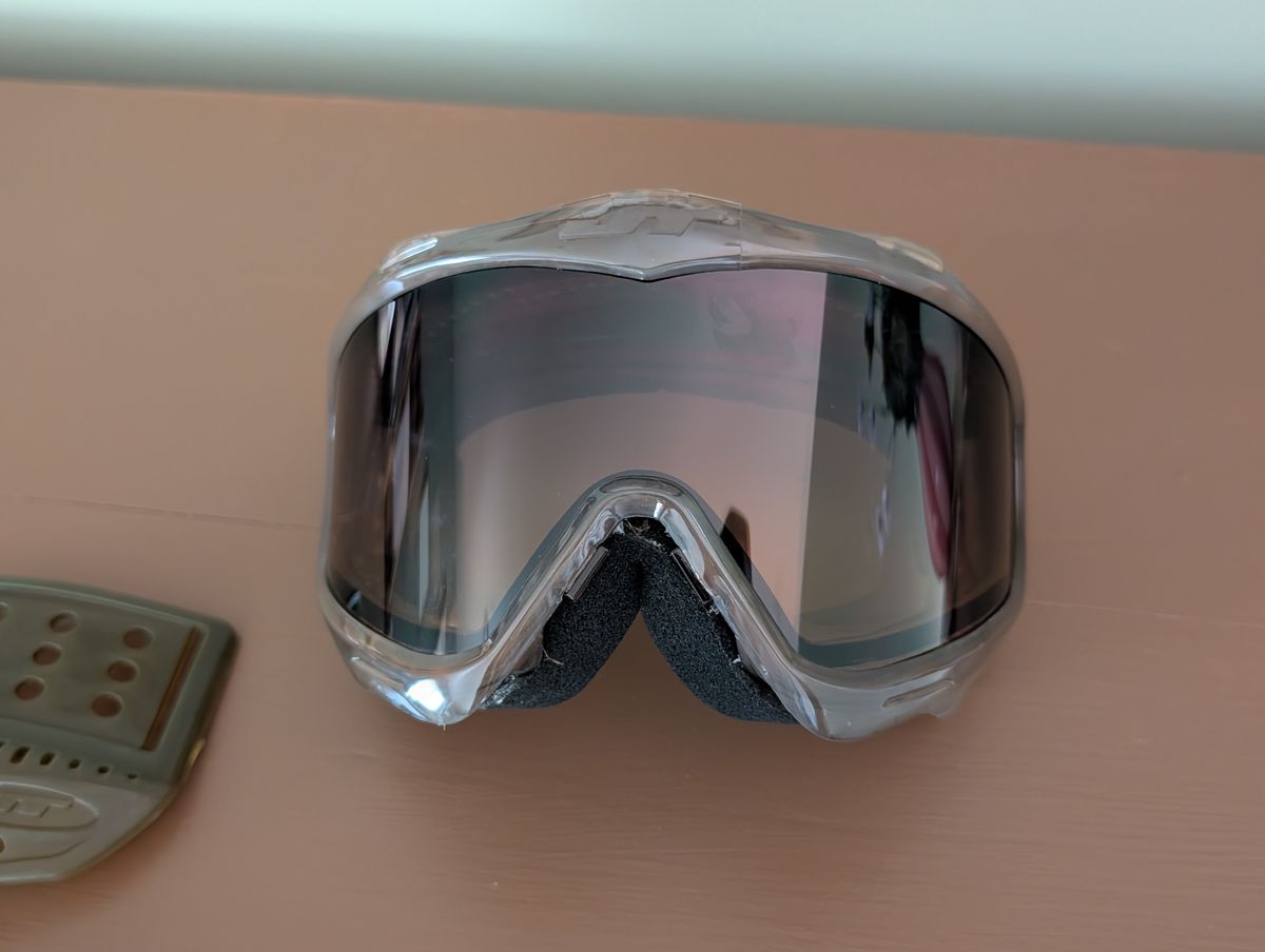 Jt proflex LE brown ice frames w/ lens, ears and strap NEW