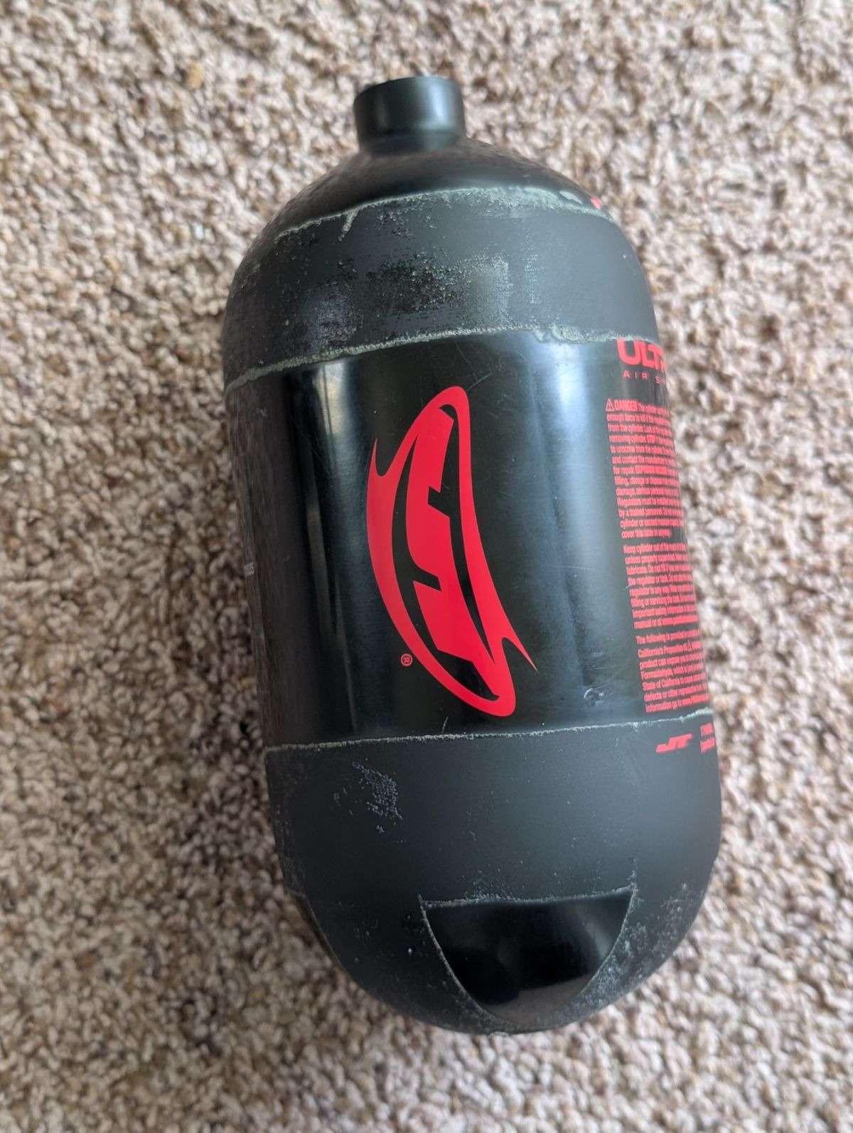 JT ultra light 80cu in. bottle gloss black