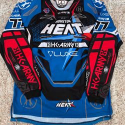 Mishka Kniazev 2023 Houston Heat Away Jersey