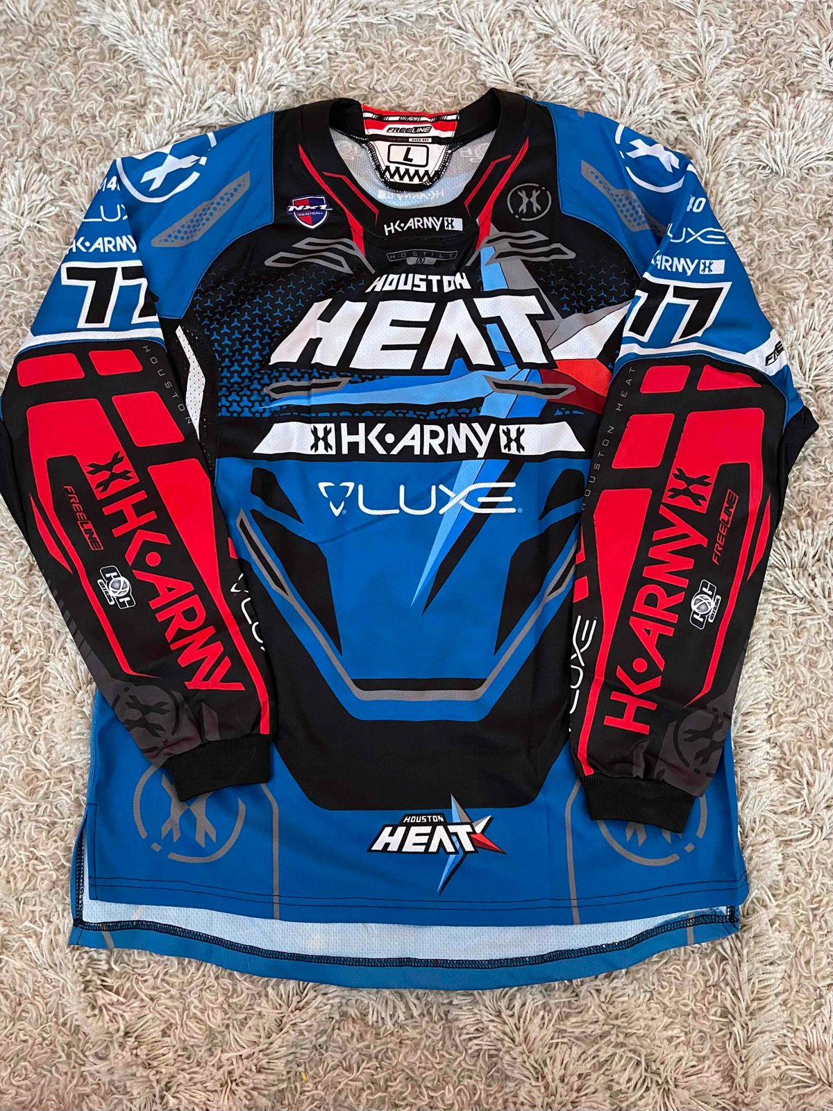 Mishka Kniazev 2023 Houston Heat Away Jersey