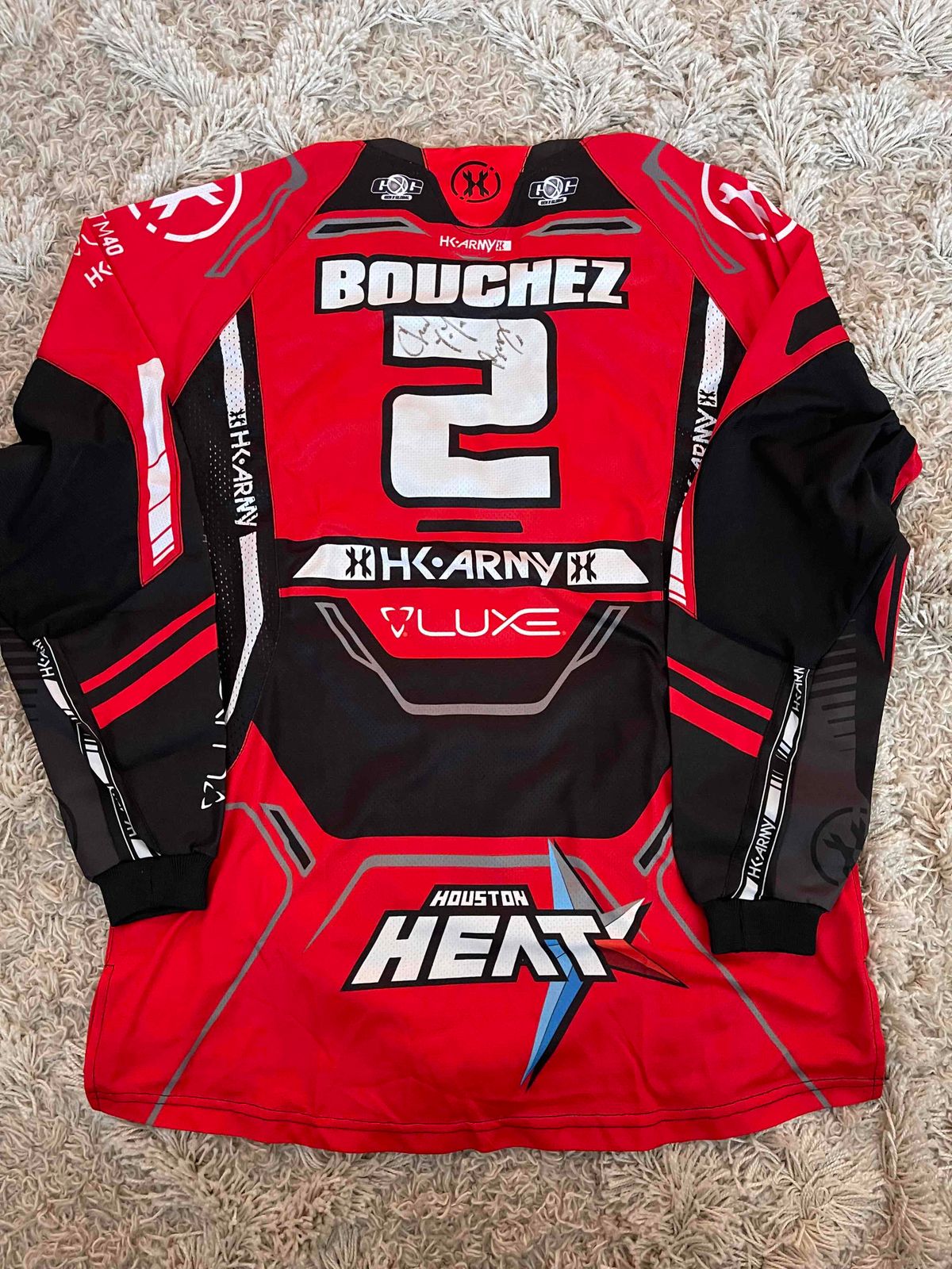 Chad YAYA Bouchez 2023 Houston Heat Jersey