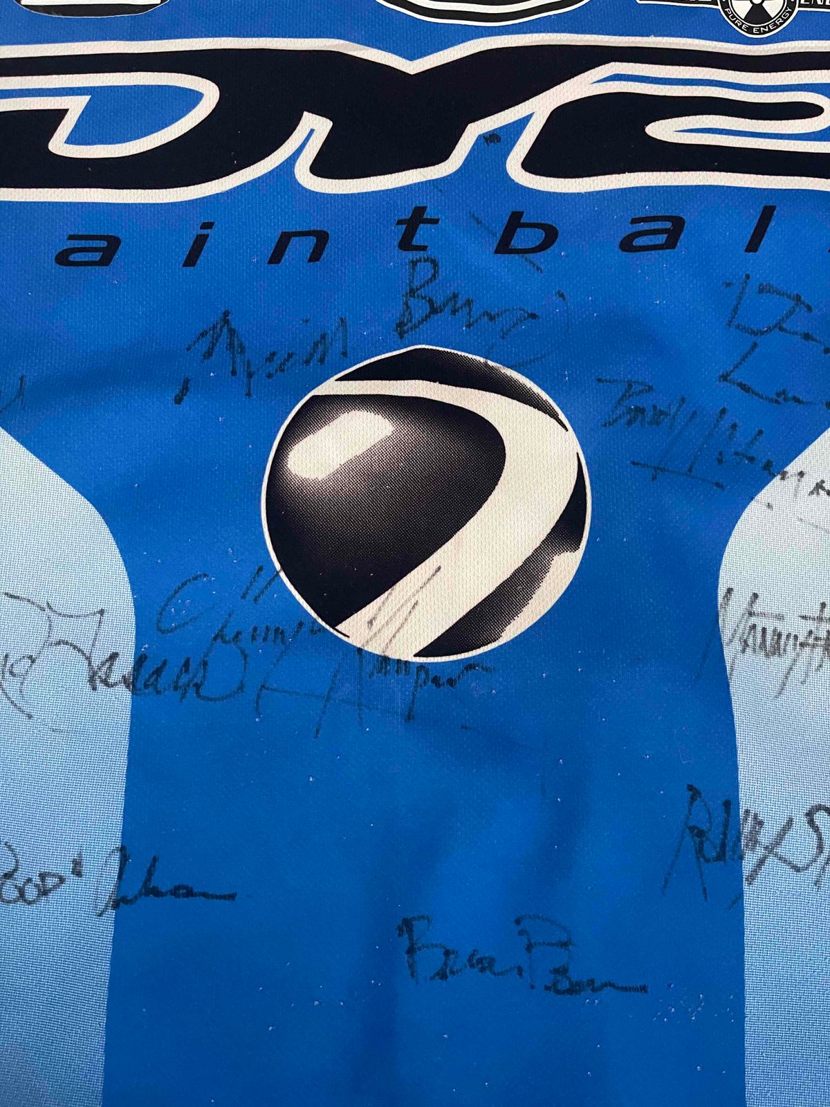 Greg Pozzi Aftershock Jersey 2001 signed