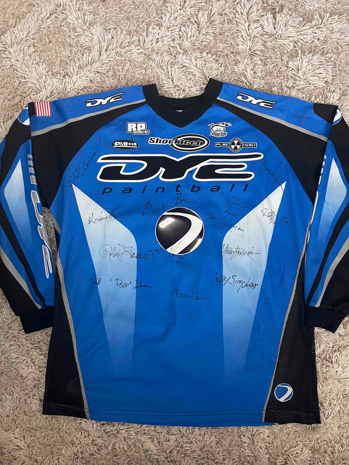 Greg Pozzi Aftershock Jersey 2001 signed