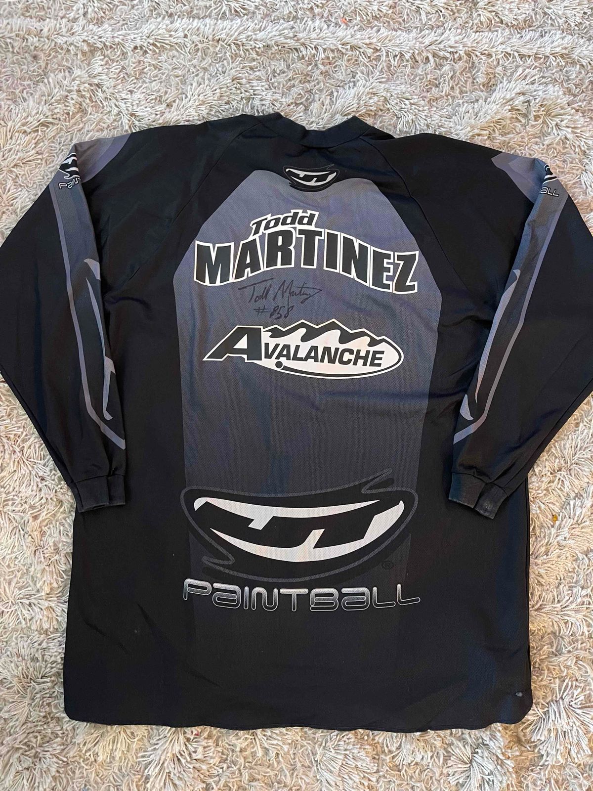 Todd Martinez Avalanche Jersey 2000